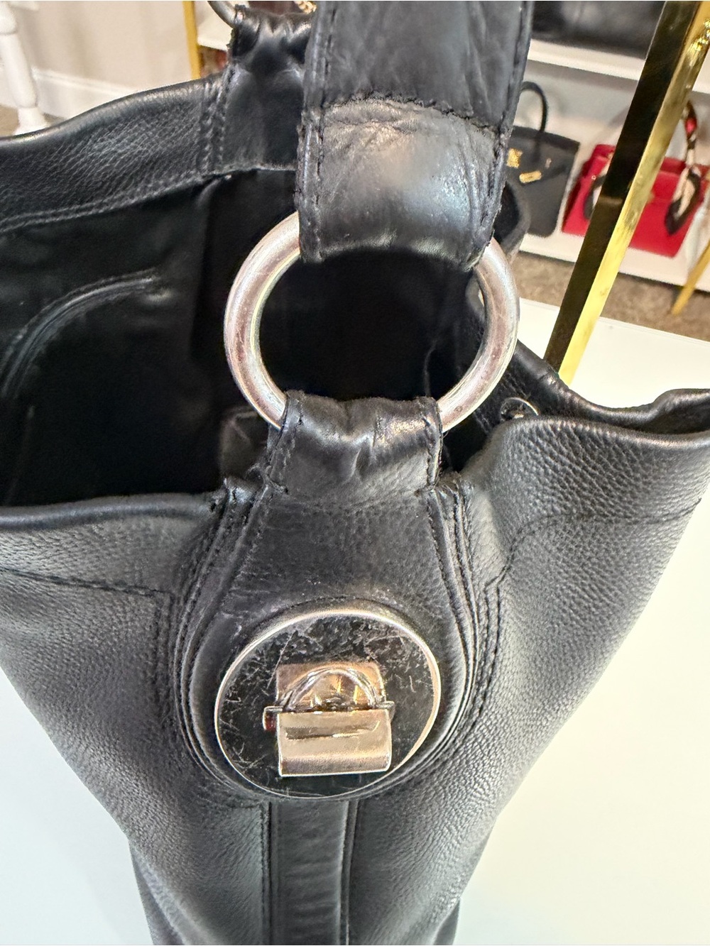 Coach Penelope Hobo Shoulder Bag (Style Number F16535) - Picture 8 of 16